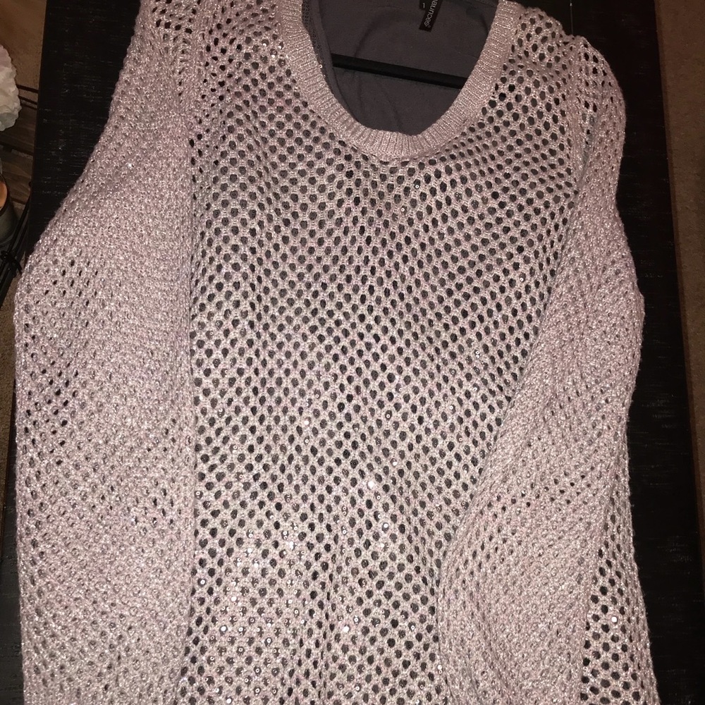 Maurice’s Sparkly tunic with sparkly tank